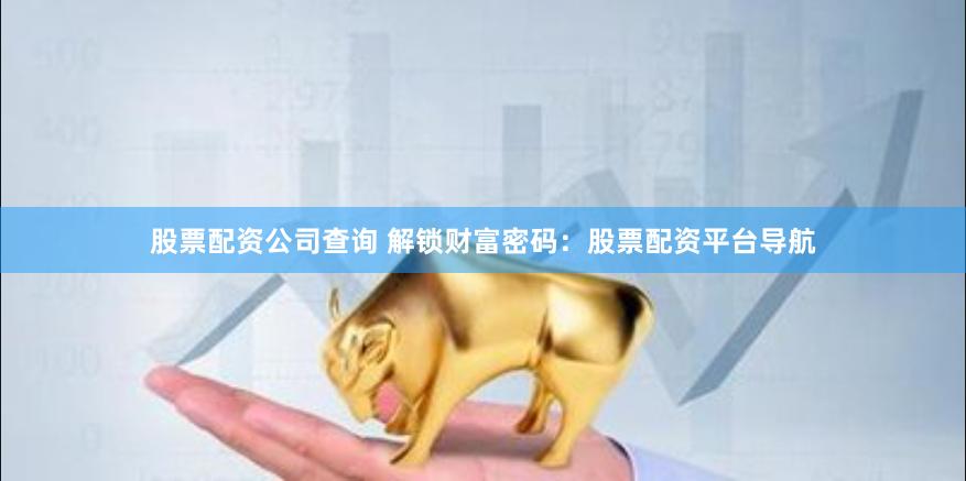 股票配资公司查询 解锁财富密码：股票配资平台导航